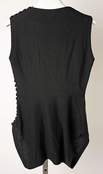 Bathing suit, Claire McCardell (American, 1905–1958), wool, rayon, plastic, American