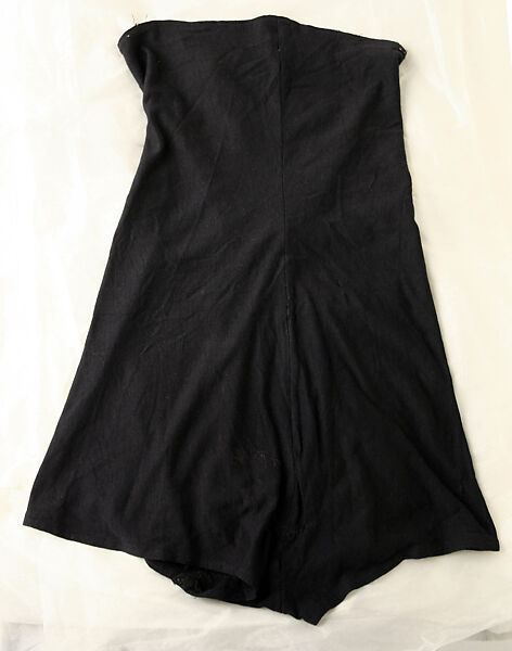 Two-piece bathing suit, Claire McCardell (American, 1905–1958), wool, synthetic fiber, American