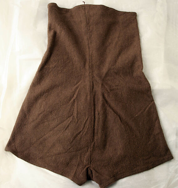 Two-piece bathing suit, Claire McCardell (American, 1905–1958), wool, American