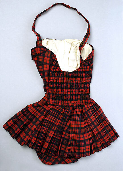 Bathing suit, cotton, American
