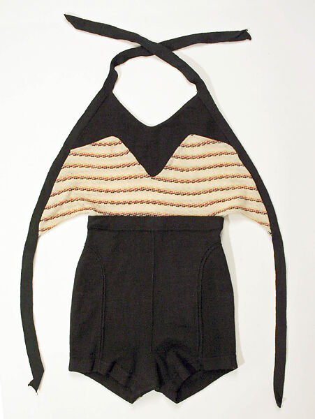 Bathing suit, wool, American 