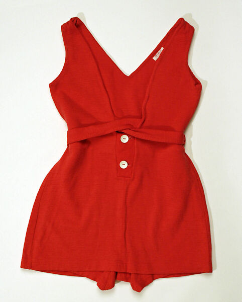 Bathing suit, B. Altman &amp; Co. (American, 1865–1990), wool, American
