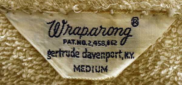 Beachwear, Gertrude Davenport, cotton, American