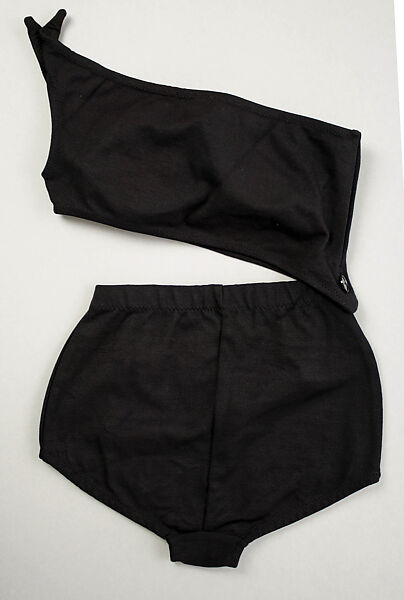 Two-piece bathing suit, Tom Brigance (American, 1910–1990), nylon, spandex, American