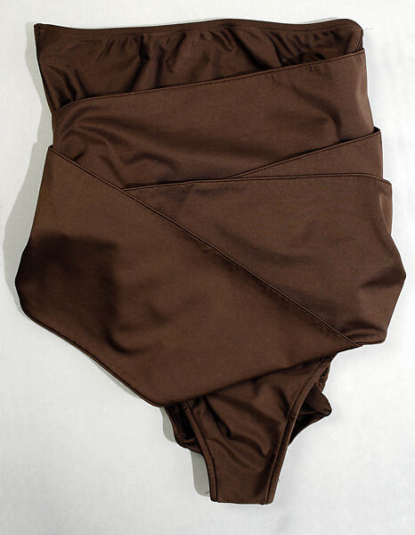 Bathing suit, Issey Miyake (Japanese, 1938–2022), nylon, spandex, Japanese 