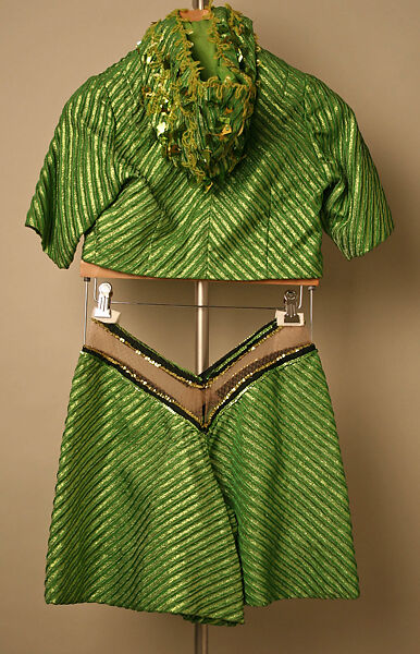 Ensemble, Serendipity 3 (American, opened 1954), rayon, nylon, metallic thread, plastic, American