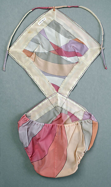 Bathing suit, Emilio Pucci (Italian, Florence 1914–1992), nylon, Italian