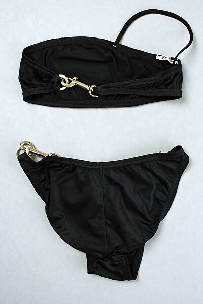 Bikini, Rudi Gernreich (American (born Austria), Vienna 1922–1985 Los Angeles, California), synthetic fiber, metal, American