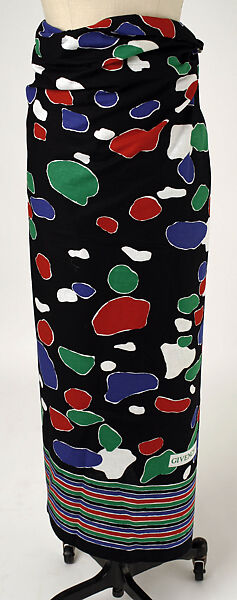 Beachwear, House of Givenchy (French, founded 1952), lycra, cotton, French