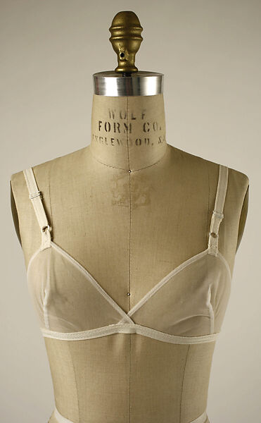 Brassiere, Rudi Gernreich (American (born Austria), Vienna 1922–1985 Los Angeles, California), nylon, American 