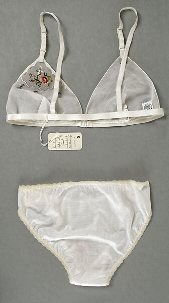 Underwear, Gale Epstein, cotton, silk, nylon, American