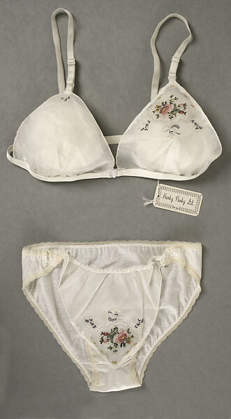 Underwear, Gale Epstein, cotton, silk, nylon, American 