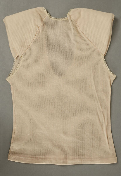 Undershirt, Gale Epstein, cotton, nylon, American