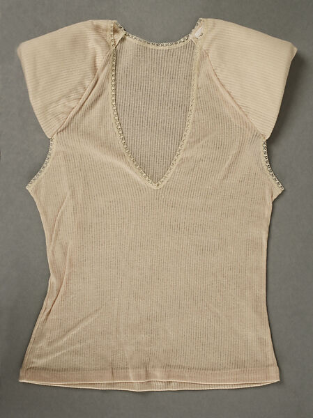 Undershirt, Gale Epstein, cotton, nylon, American 