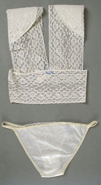Lingerie, Gale Epstein, cotton, nylon, American