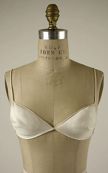 Brassiere, Rudi Gernreich (American (born Austria), Vienna 1922–1985 Los Angeles, California), nylon, spandex (probably), elastic, American 