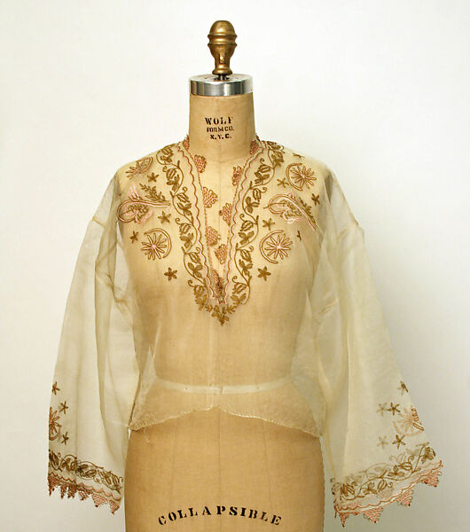 Blouse, Embroidered 