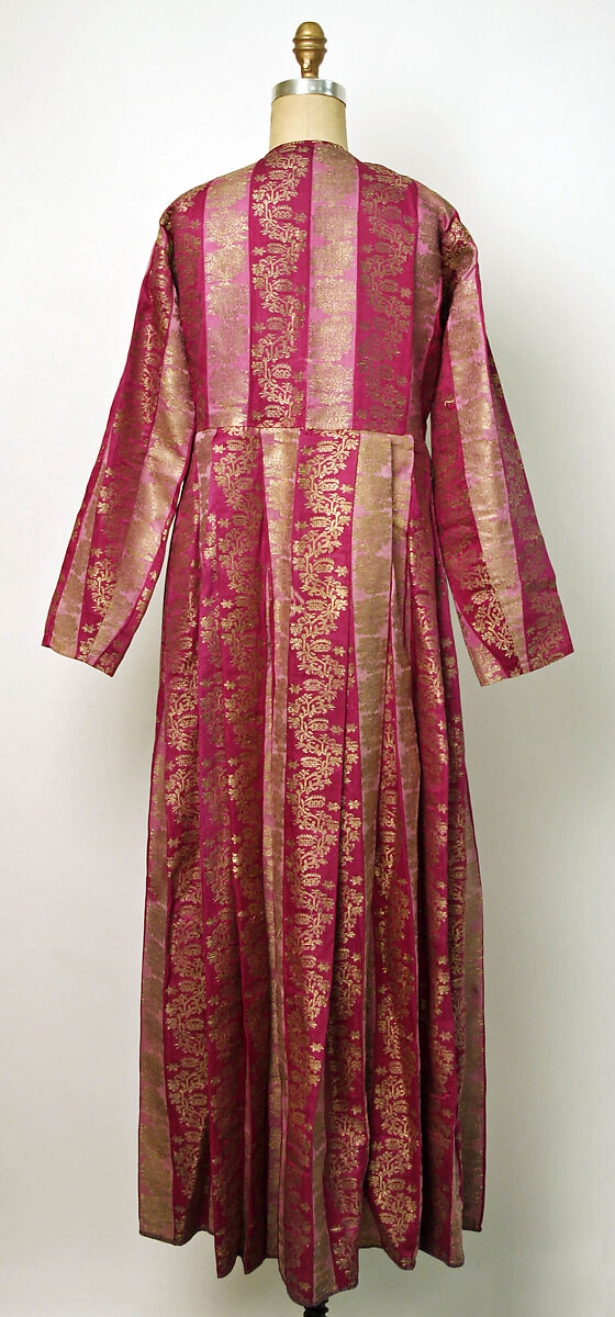 Festive Dress, Silk, metal wrapped thread; plain-weave