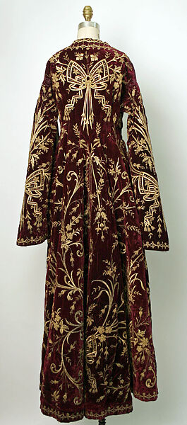 Bindalli Wedding Dress, Silk, cotton, metal wrapped thread; embroidered