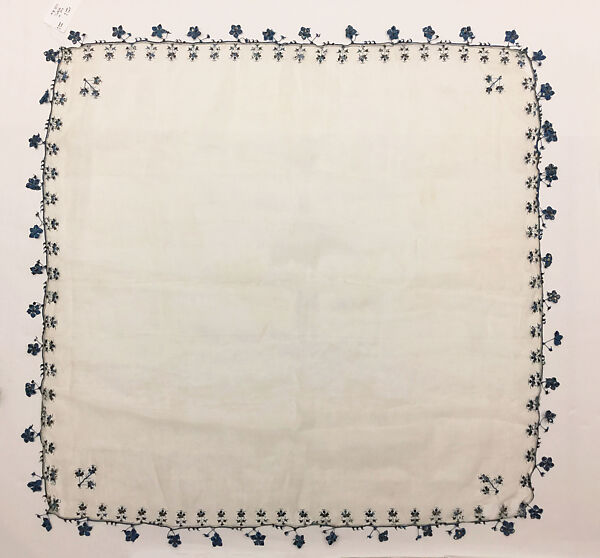 Ensemble, Silk, cotton, linen, metal wrapped thread, and sequins; embroidered