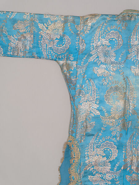 Uçetek Entari, Shalvar, and Blouse, Silk, metal wrapped thread; brocaded