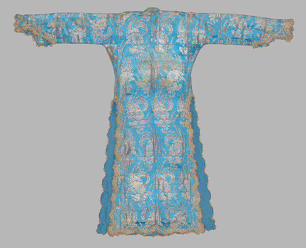 Uçetek Entari, Shalvar, and Blouse, Silk, metal wrapped thread; brocaded