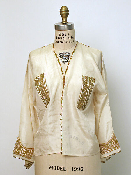 Uçetek Entari, Shalvar, and Blouse, Silk, metal wrapped thread; brocaded