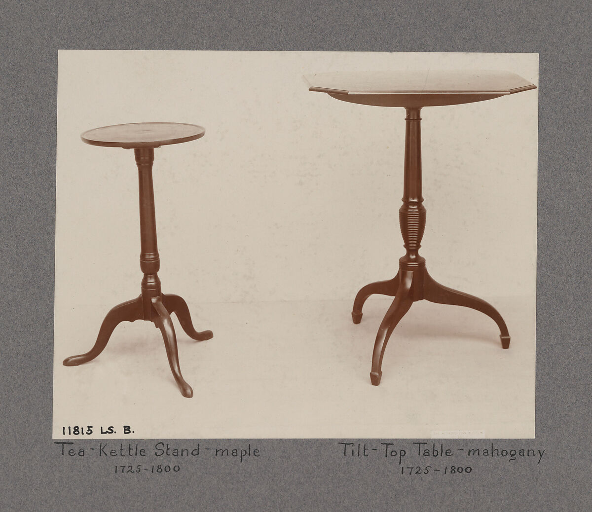 Tilt-top Tea Table, Mahogany, American
