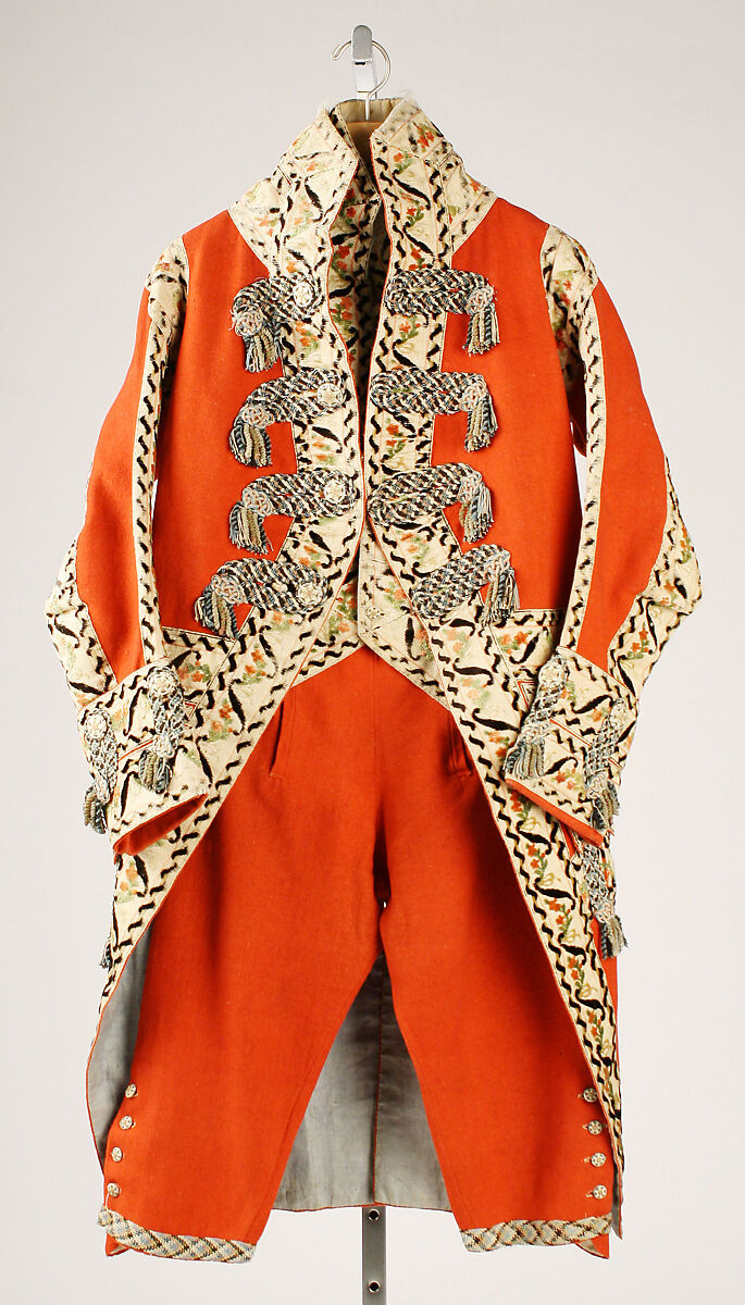 Livery, a,b) wool
c) silk, Italian