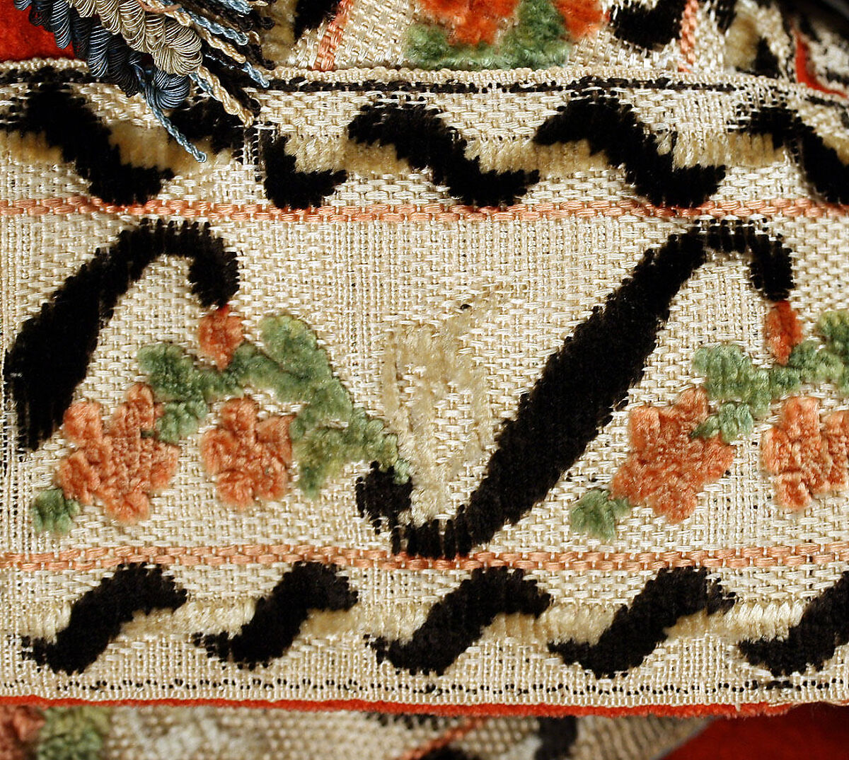 Livery, a,b) wool
c) silk, Italian