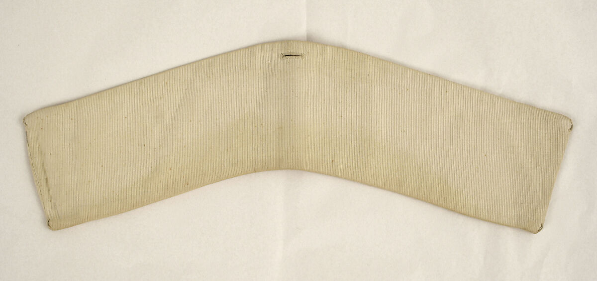 Riding habit, Made by T. Miller &amp; Sons, New York (American), (a,b) wool
(c,d) silk
(e) cotton, American