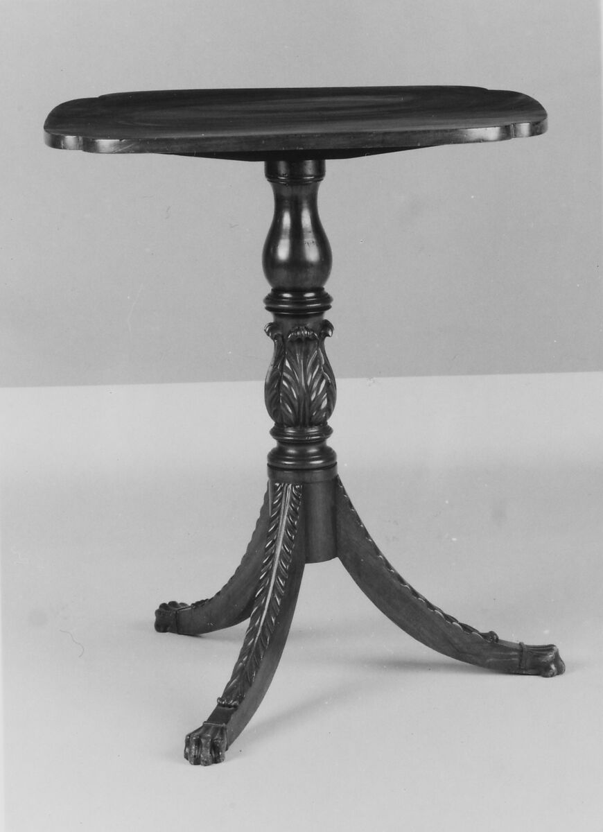 Tilt-top Tea Table, Mahogany, American 