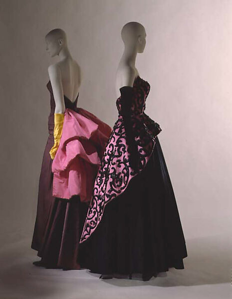 Evening dress, Schiaparelli (French, founded 1927), silk, French 