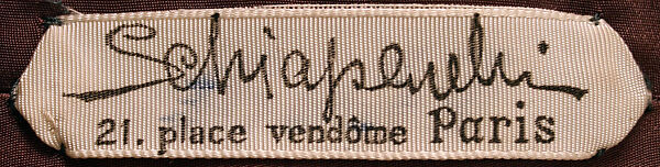 Evening dress, Schiaparelli (French, founded 1927), silk, French