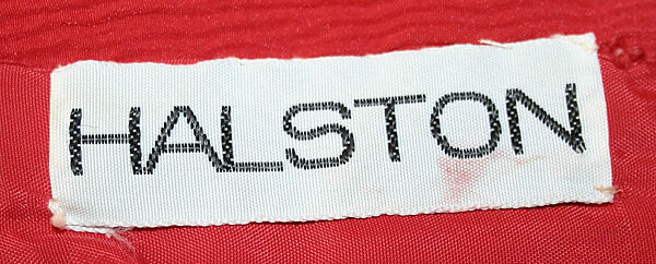 Evening dress, Halston (American, Des Moines, Iowa 1932–1990 San Francisco, California), polyester (probably), American