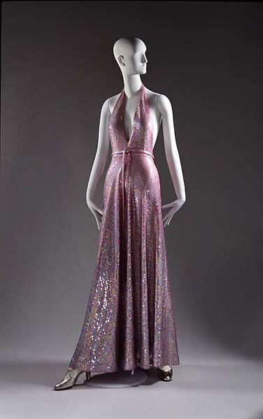 Halston Evening dress American The Metropolitan Museum of Art