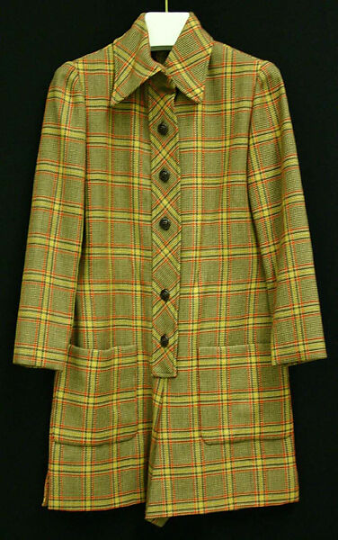 Ensemble, Oscar de la Renta, LLC. (American, founded 1965), (a–d) wool; (e) leather, American