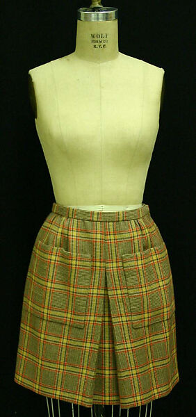 Ensemble, Oscar de la Renta, LLC. (American, founded 1965), (a–d) wool; (e) leather, American