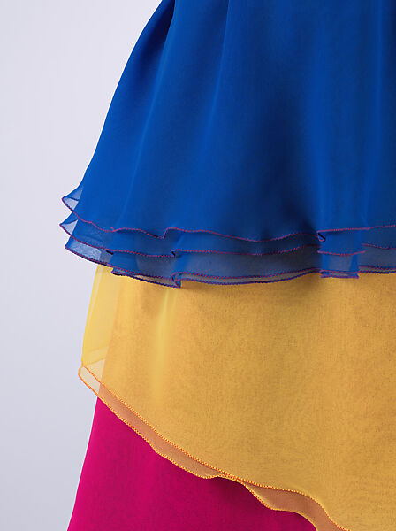 Evening dress, Stephen Burrows (American, born 1943), synthetic fiber, American