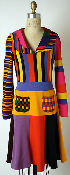 Dress, Stephen Burrows (American, born 1943), wool, American 