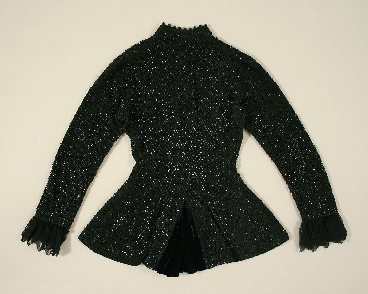 Basque, wool, glass beads, American