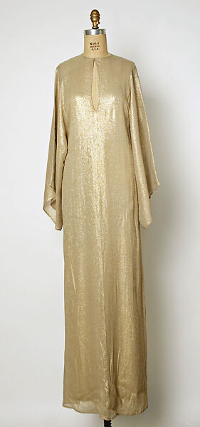 Loungewear, Halston (American, Des Moines, Iowa 1932–1990 San Francisco, California), silk, metal, American