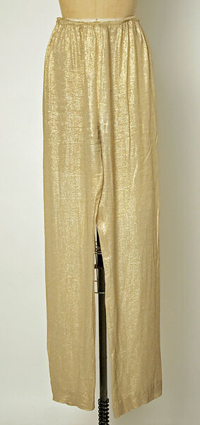 Loungewear, Halston (American, Des Moines, Iowa 1932–1990 San Francisco, California), silk, metal, American