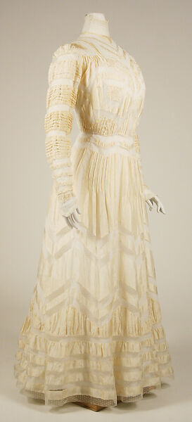 Afternoon dress, silk, American