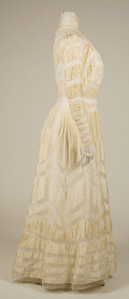 Afternoon dress, silk, American