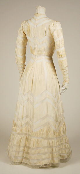 Afternoon dress, silk, American