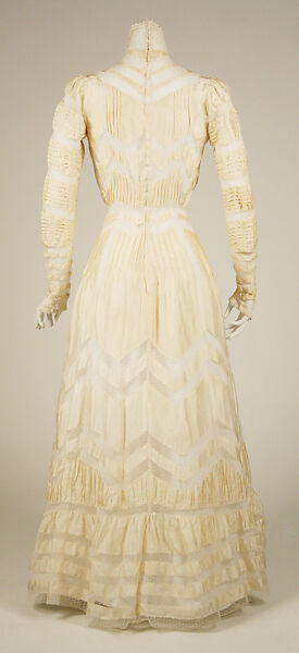 Afternoon dress, silk, American