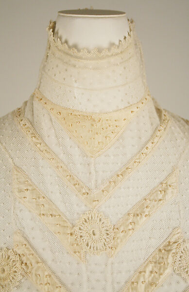 Afternoon dress, silk, American