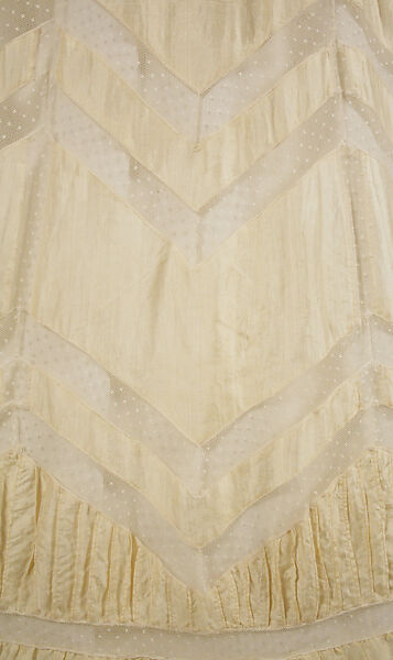 Afternoon dress, silk, American