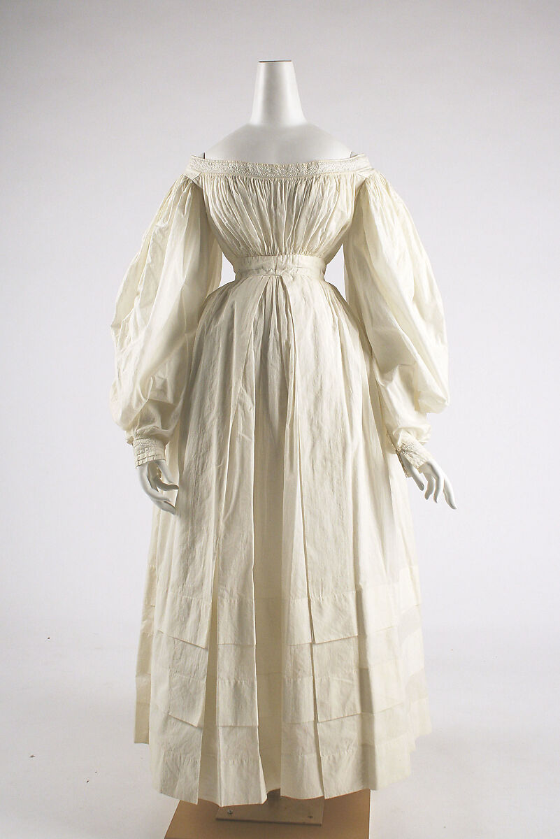 Dress, cotton, British